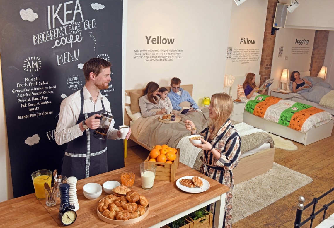 À Londres, prenez votre Breakfast au lit grâce à IKEA