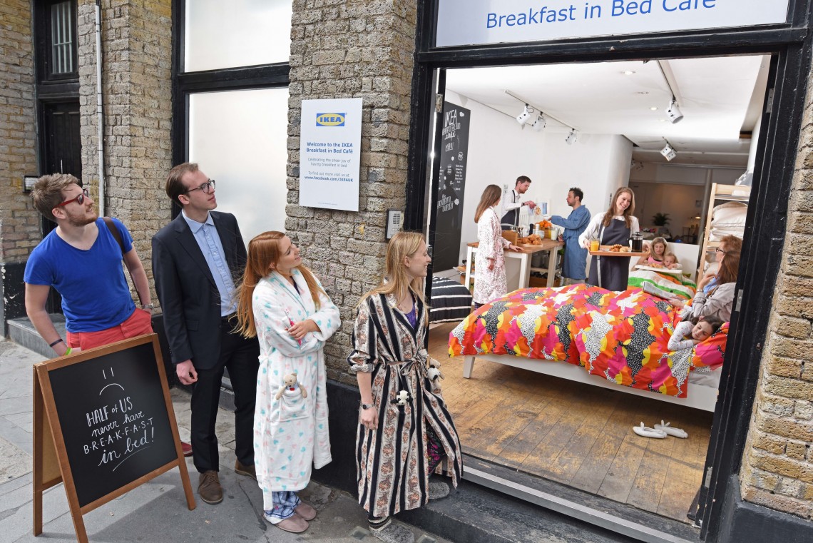 À Londres, prenez votre Breakfast au lit grâce à IKEA