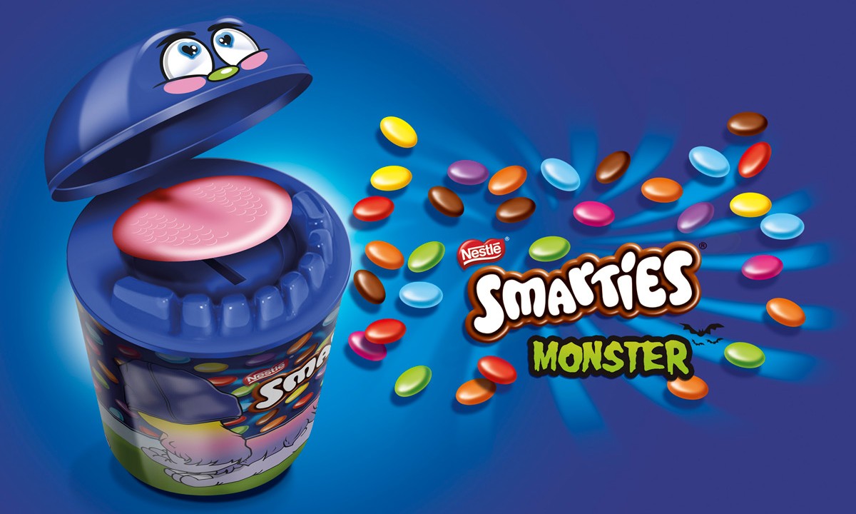 Les Smarties Monster en packaging