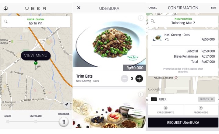 UberBuka, service lancé par Uber en Indonésie pour le Ramadan