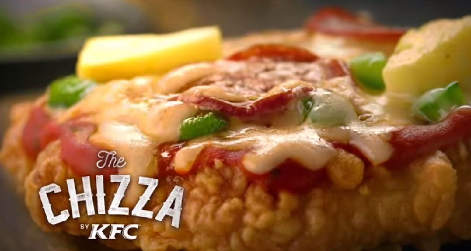 La Chizza, une pizza au poulet chez KFC