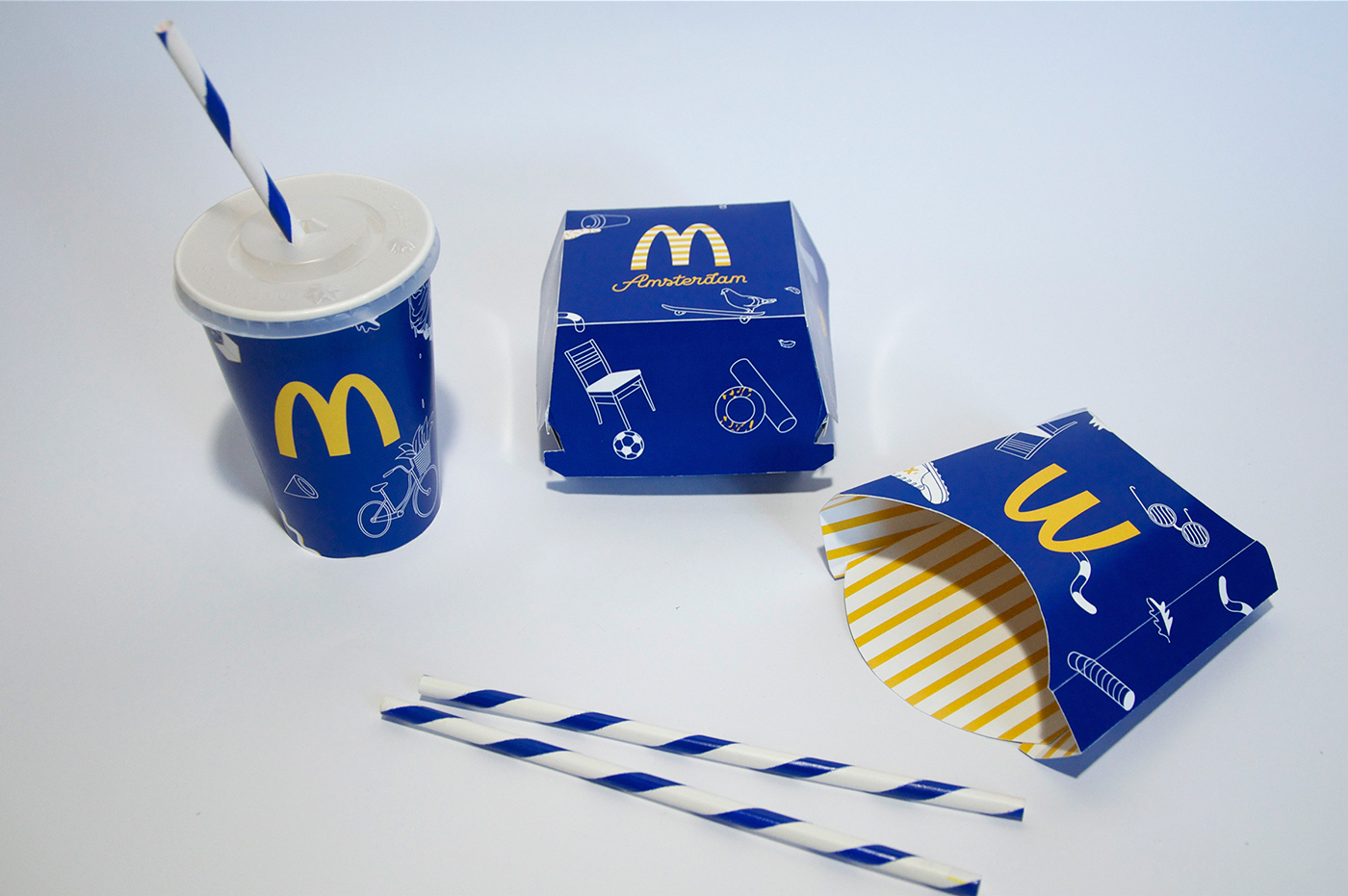 Un designer redessine l'identité visuelle de McDonald's Amsterdam !