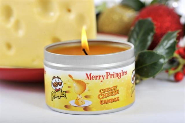 Des bougies Pringles originales pour Noël