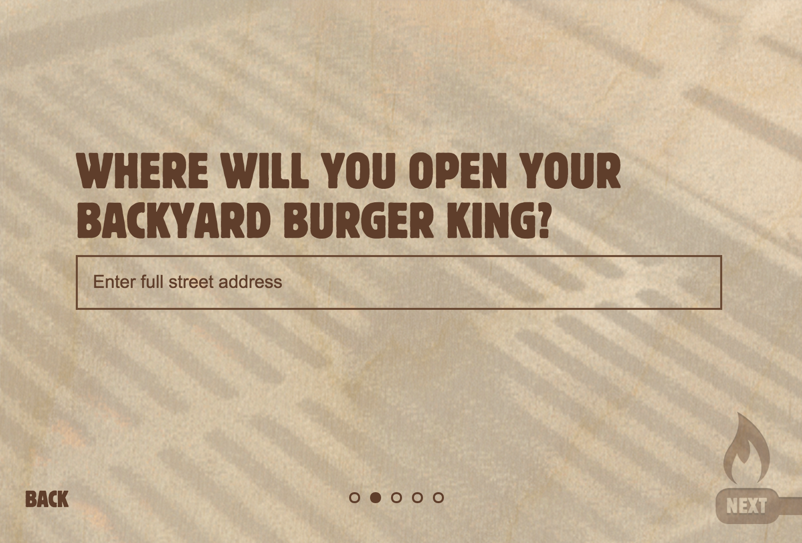 Burger King s'installe dans votre jardin !