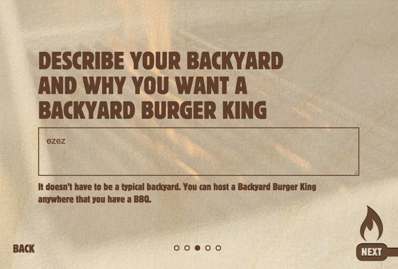 Burger King s'installe dans votre jardin !