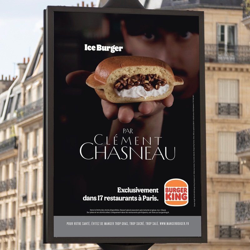 BurgerKing_ICE BURGER_OOH-buzzman | Food Geek and Love